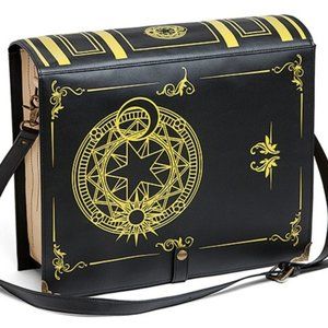 Harry Potter ThinkGeek Black Magic Spellbook Laptop Messenger Bag NWOT RARE